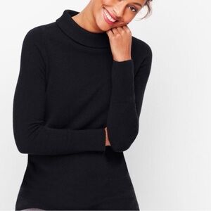 Talbots Black Turtleneck Sweater